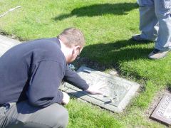 Pigpen's grave