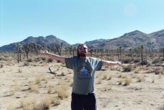 Herdy dancing in the desert