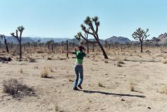 Blythe dancing to "Wonderful World" in Joshua Tree