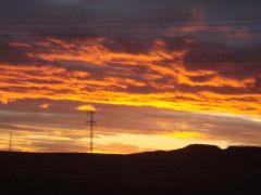 Wyoming sunset