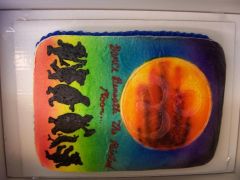 Painted Moon Cake