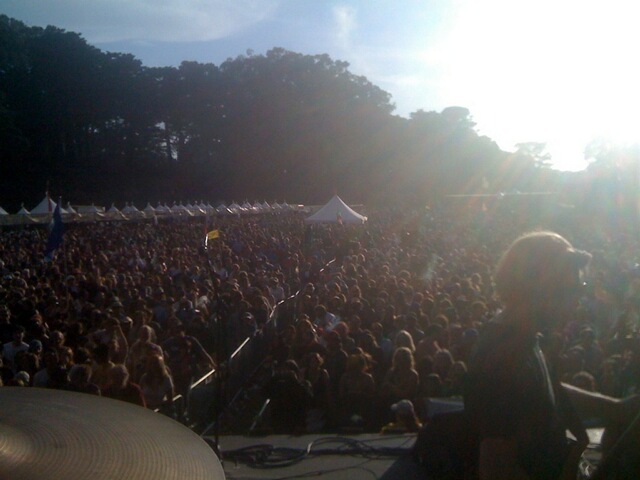 From behind Dino's kit Sunday 10/2/11 San Francisco