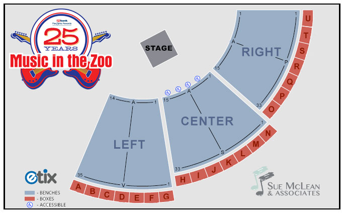 Weesner Amphitheatre Seating Chart